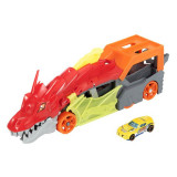 Camion cu masinuta-Transporter Dragon Hot Wheels, Mattel