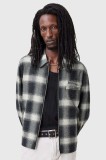 AllSaints jacheta de bumbac ELLIS culoarea negru, de tranzitie, M001OC