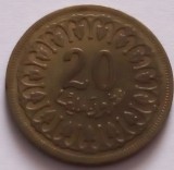 Tunisia , 20 Millim 1960, Africa