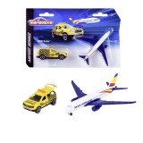 Majorette Set Masinuta Dacia Duster Si Avion Boeing 787