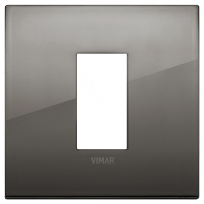 Rama Ornament 1M pentru doza de 2M metal Vimar Arke crom negru 19641.09 foto