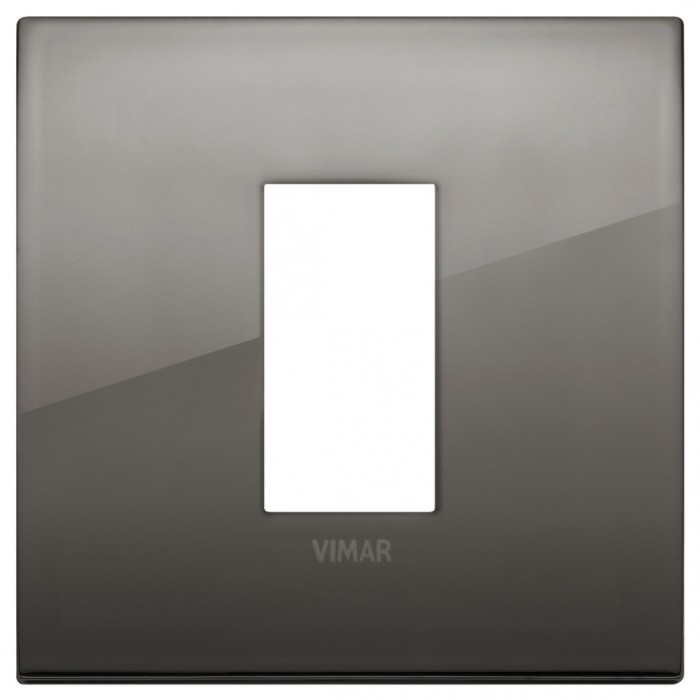 Rama Ornament 1M pentru doza de 2M metal Vimar Arke crom negru 19641.09
