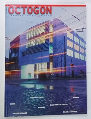 OCTOGON , REVISTA DE ARHITECTURA SI DESIGN , NR. 1 , 2000 foto