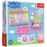 Cumpara ieftin Puzzle Trefl 2 in 1 Memo Peppa Pig