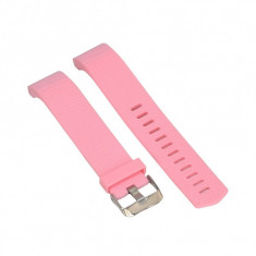 Bra?ara silicon pentru Fitbit Charge 2 Culoare Roz, Marime S (Small) foto