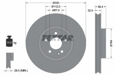 TEXTAR 92279405 PRO+ Disc frana foto