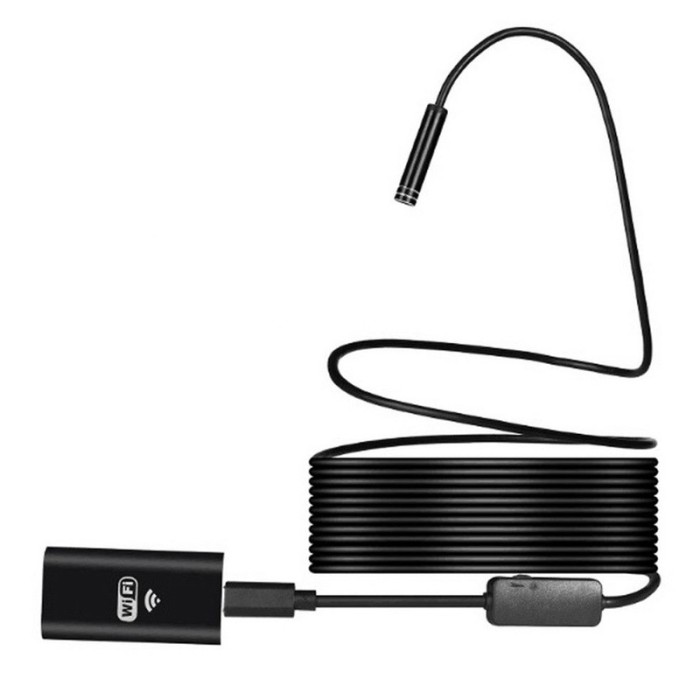 Camera endoscopica Wi-fi Endoscope HD720P, 3 m, 8 x LED, 8 mm Camera endoscopica Wi-fi Endoscope HD720P, 3 m, 8 x LED, 8 mm