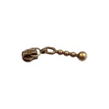 Cursor metalic cu autoblocare pentru fermoar spiralat 3 mm, Vintage