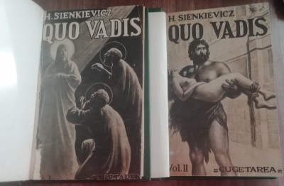 myh 50f - H Sienkiewicz - Quo vadis - 2 volume - ed 1939 foto