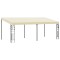 vidaXL Pavilion de perete, crem, 6 x 3 x 2,5 m 47999