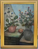 Mircea Popescu Tablou Natură Statică Flori de C&acirc;mp pictura ulei pe p&acirc;nză 42x54 cm