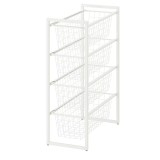 Organizator baie/sifonier, 3 sertare, metal/otel anticoroziv, 25x51x70cm