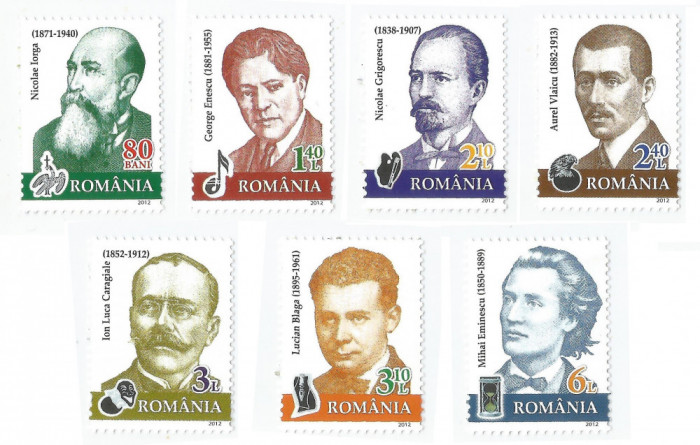 Romania, LP 1932/2012, Portretele bancnotelor (uzuale), MNH