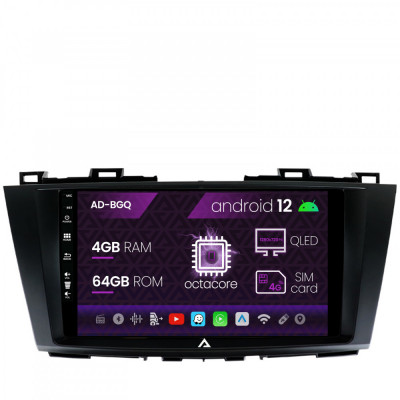 Navigatie Mazda 5 (2010-2015), Android 12, Q-Octacore 4GB RAM + 64GB ROM, 9 Inch - AD-BGQ9004+AD-BGRKIT323 foto