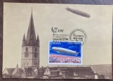 C12 - maxima Romania - tematica aviatie 39 - 50 de ani de la zborul aero postal - Sibiu - 16 uctombrie 1979 - prima zi a emisiunii sau expozitii