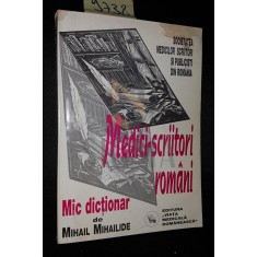 MIC DICTIONAR BIBLIOGRAFIC MEDICI-SCRIITORI SI PUBLICISTI ROMANI (EXEMPLAR CU DEDICATIA SI AUTOGRAFUL AUTORULUI)
