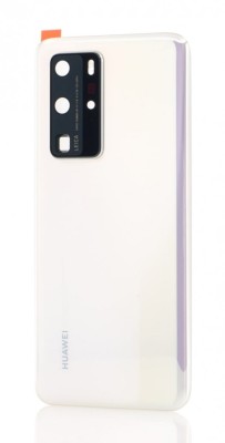 Capac Baterie Huawei P40 Pro, Ice White foto