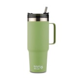Cana termoizolanta calatorii Nava 900 ml verde menta FitLine Training
