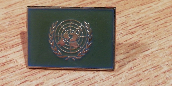 QW9 N3 46 - insigna - steag - culori si insemne nationale - UNICEF
