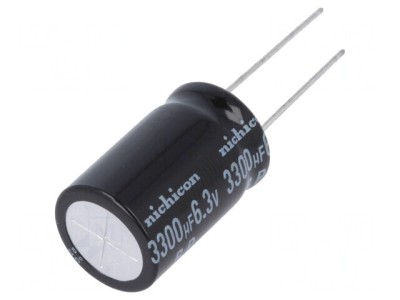 Condensator Electrolitic Bipolar 3300uF 6,3V THT foto