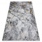 Modern GLOSS covor 528A 58 Marmură, piatră, stilat, glamour fildeş / negru, 120x170 cm