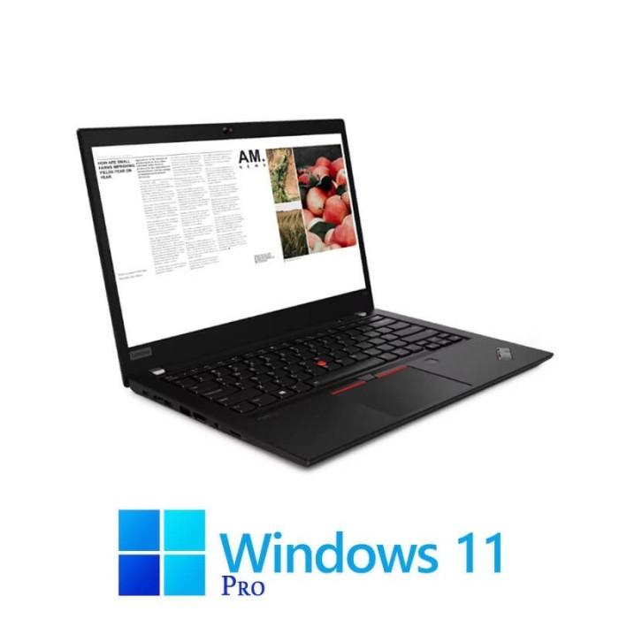 Laptop Touchscreen Lenovo T14 Gen 2, i5-1145G7, 16GB DDR4, Full HD, Win 11 Pro