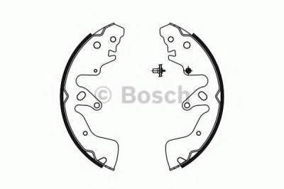 Set saboti frana SUZUKI GRAND VITARA II (JT) (2005 - 2016) BOSCH 0 986 487 756 foto