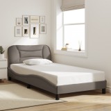 VidaXL Cadru de pat fără saltea, gri taupe, 100x200 cm, textil 3207755