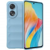 Husa wave, compatibila cu OPPO A58 4G, Grip Anti-Soc, Tpu, Baby Blue, ALC MOBILE