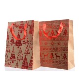 Punga pentru cadou - Trees Snowflake Deer - mai multe modele | Kaemingk