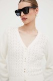 Morgan cardigan femei, culoarea bej, light