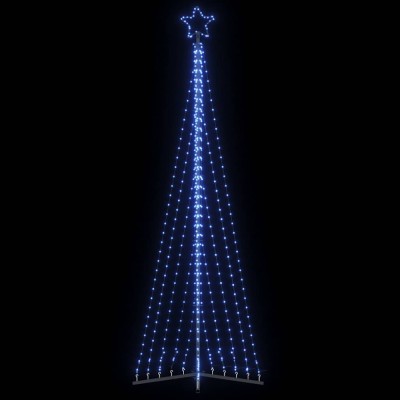 Pom de Crăciun LED 495 LED-uri Albastru 300,5 cm foto