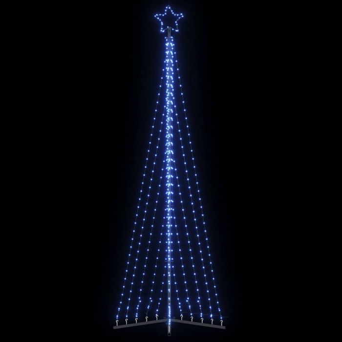 Pom de Crăciun LED 495 LED-uri Albastru 300,5 cm