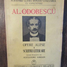 Al. Odobescu - Opere alese I: Scrieri literare