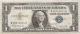 Statele Unite (SUA) 1 Dolar 1957 B - (Silver Certificat - Serie-98313414) P-419