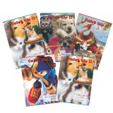 Set 5 Caiete Tip 2, Coperta Policromie, A5, 16 File, Hartie 60gsm