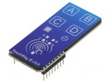 Tastatură 4 Taste UART ATTINY817 TOUCHKEY 2 Click