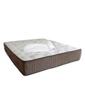 Set Saltea ortopedica cu arcuri, Lotus Forte Super Ortopedic 140x200x30cm, fermitate mediu spre tare, plasa de arcuri Bonell, fara vara-iarna, banda d
