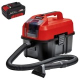 Einhell TE-VC 18/10 Li PXC - Aspirator 90 mbar + Acumulator Li-Ion 18 V 4 Ah