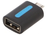 Adaptor USB 2.0 USB A la USB B Micro, Negru, Vention