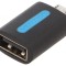 Adaptor USB 2.0 USB A la USB B Micro, Negru