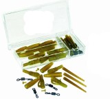 Set Extra Carp Lead Clip Agrafa Rapida cu Vartej 50buc/pac