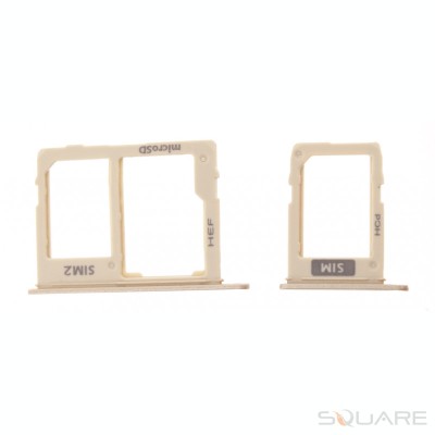 Suport SIM Samsung Galaxy A6 (2018), A600, Gold foto