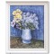 Tablou pictat manual inramat, Aranjament floral - 60x50cm ulei pe panza, repro Vincent van Gogh