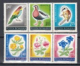 ROMANIA 1973 LP 818 OCROTIREA NATURII SERIE MNH