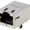 Conector RJ45 ecranat, cu transformator