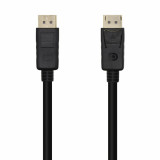 DisplayPort Cable Aisens Cable DisplayPort V1.2 4K@60Hz, DP/M-DP/M, Negro, 1.0m Black 1 m