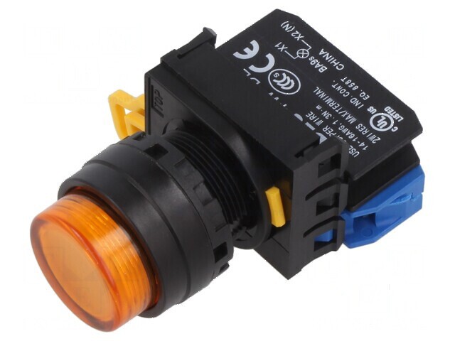 Comutator cu LED 22mm