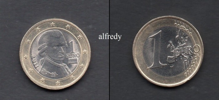 AUSTRIA 2011, 1 euro