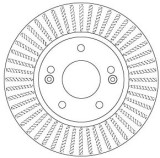Disc frana fata TRW DF8056